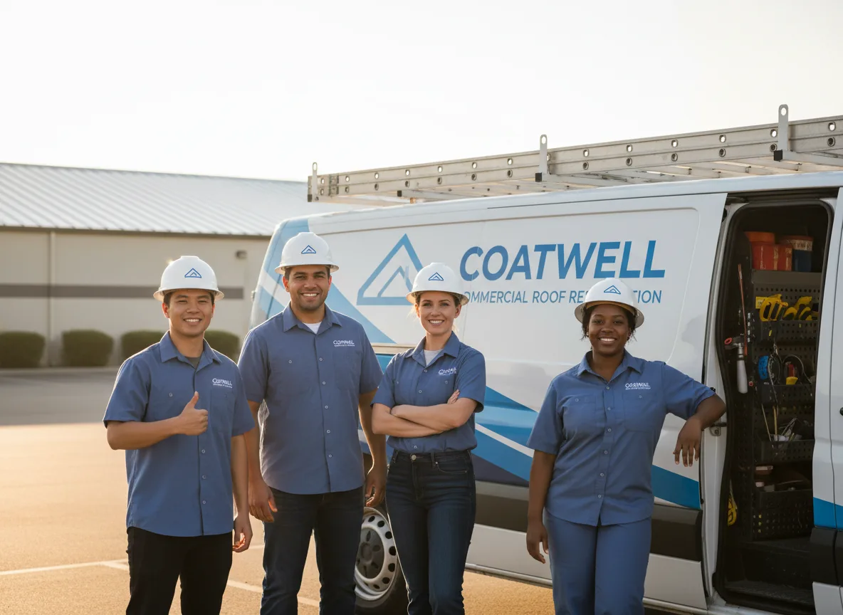 Commercial roof coating company in Rockham, SD